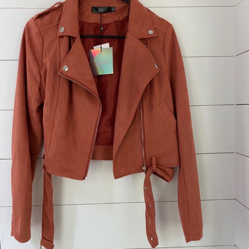 Suede Bomber Jacket